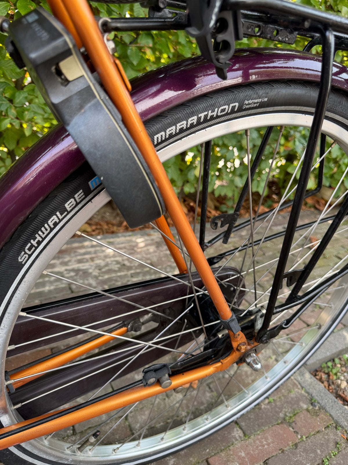 Foto 13 van Batavus Piazza damesfiets met mand en bagagedrager