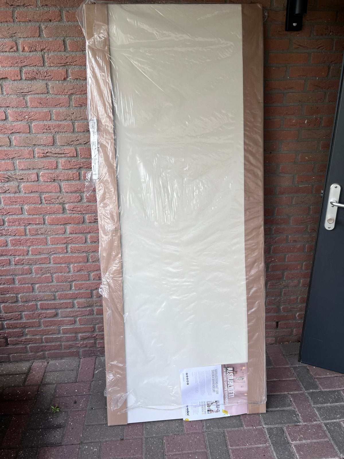 Nieuwe Opdekdeur Binnendeur 2115x880 Alpine Wit, Ophalen, 80 tot 100 cm, 215 cm of meer, Binnendeur