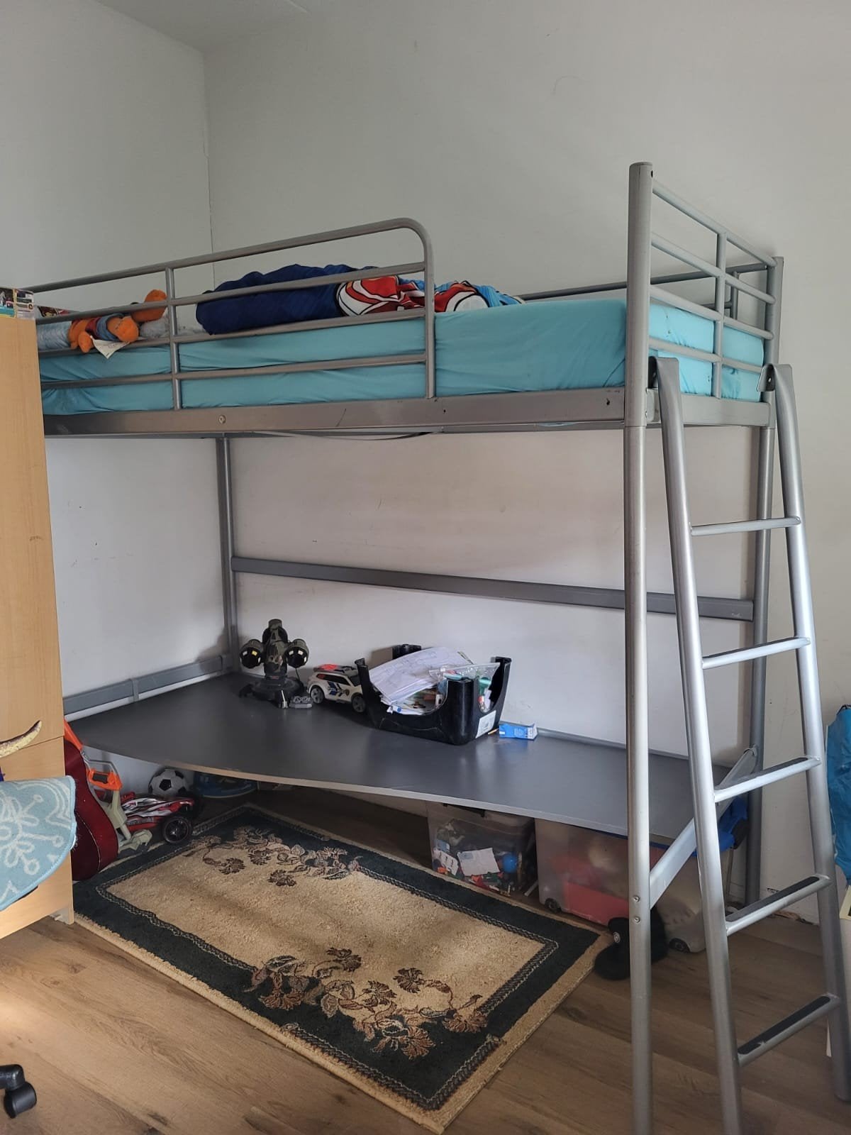 Stapelbed stevige, Ophalen, 90 cm, 160 tot 180 cm, Tweepersoons
