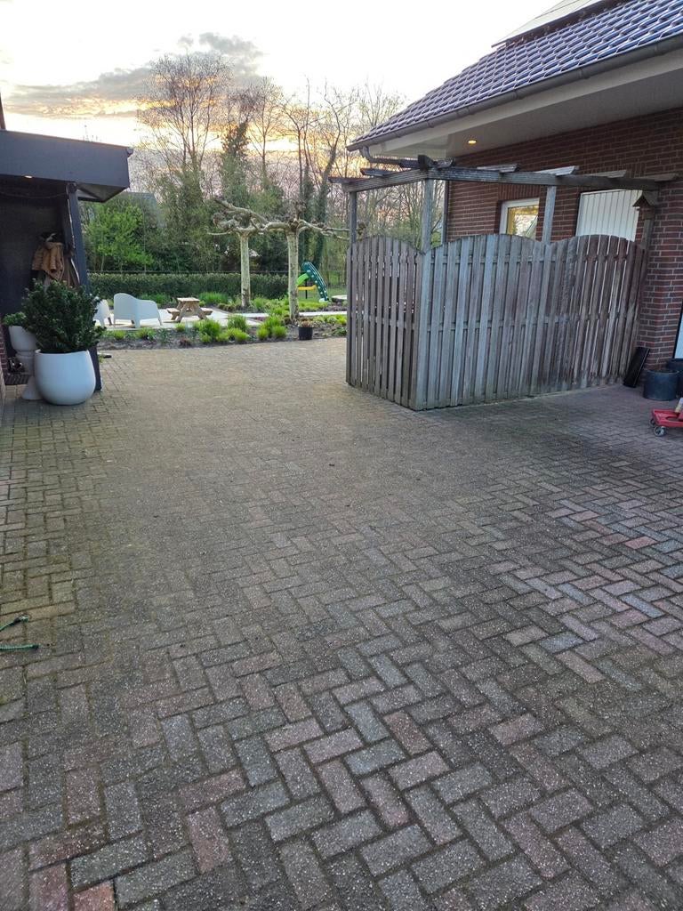 Gebruikte straatwerk 300 m2, 6cm dik - Thuisbezorgd, Tuin en Terras, Tegels en Klinkers, Gebruikt, Klinkers, Beton, 10 m² of meer