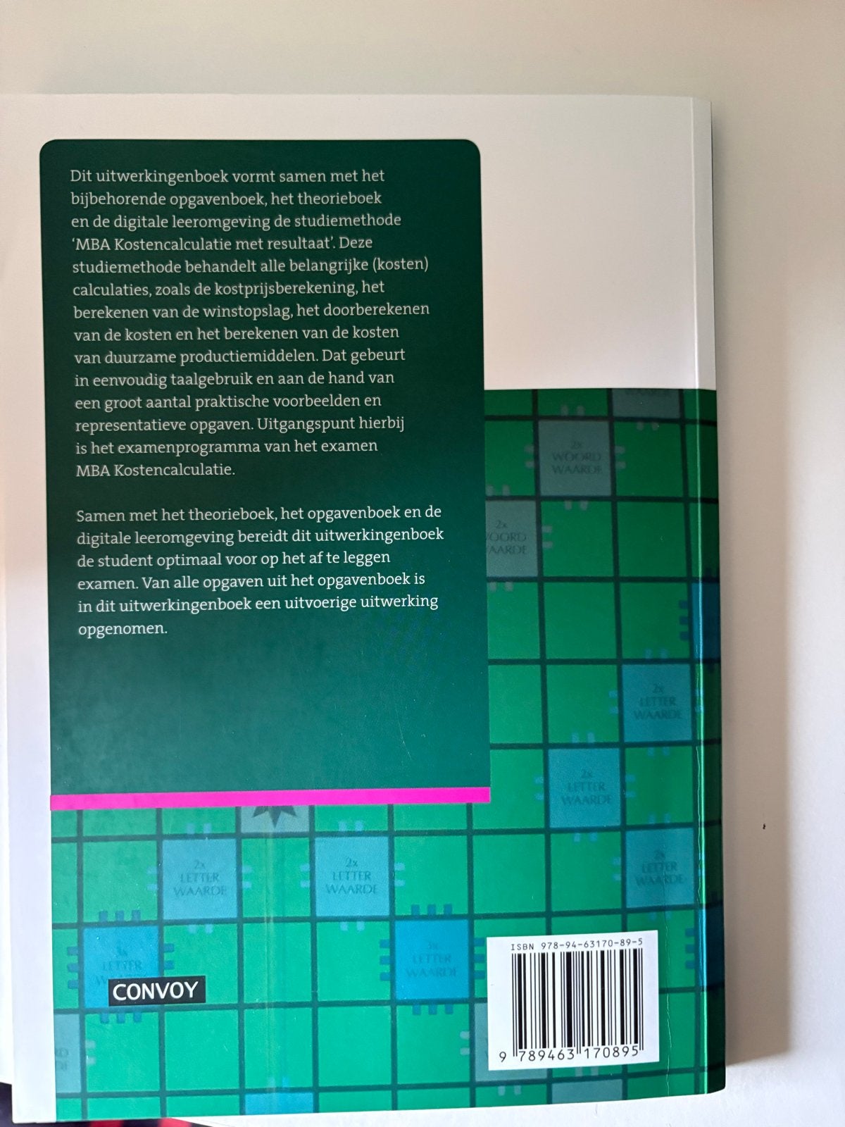 MBA Kostencalculatie: Theorie, Opgaven en Uitwerkingen (3e d, Boeken, Verzenden, Gamma, Zo goed als nieuw, HBO