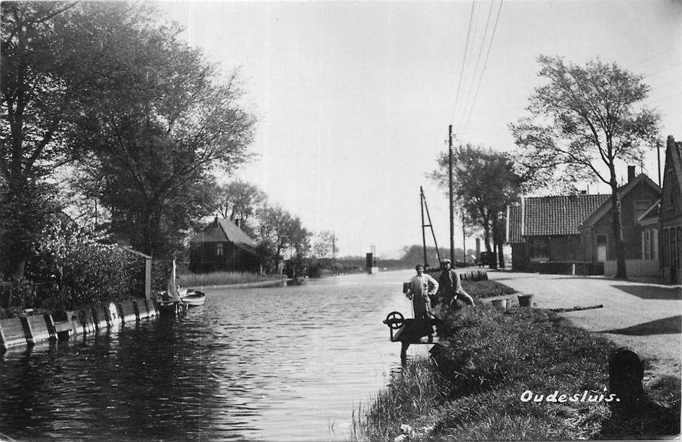 304-222-029 Oudesluis, Verzenden, Voor 1920, Noord-Holland