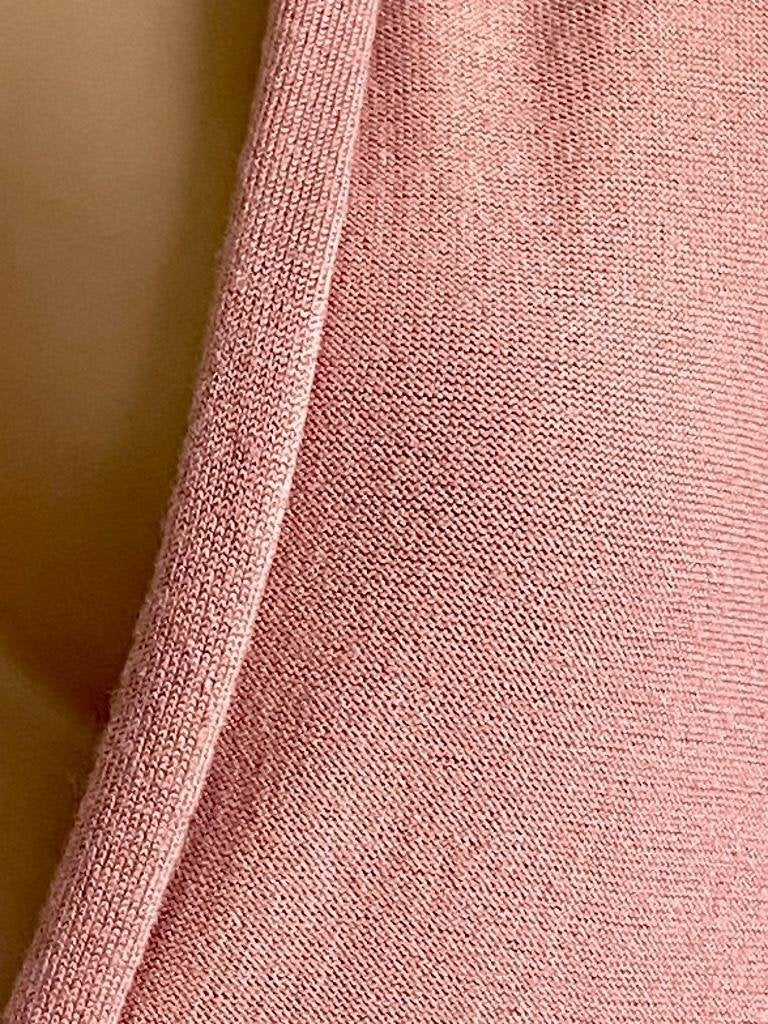 i644 Articles maat 42=L fijn-gebreid lang vest vestje roze, Kleding | Dames, Maat 42/44 (L), Ophalen of Verzenden, Zo goed als nieuw
