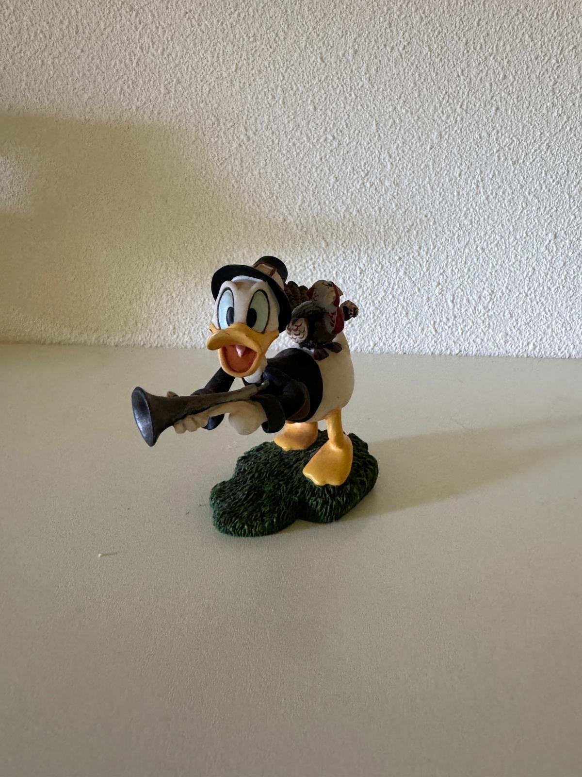 Vintage Donald Duck thanksgiving beeldje, Verzamelen, Ophalen, Zo goed als nieuw