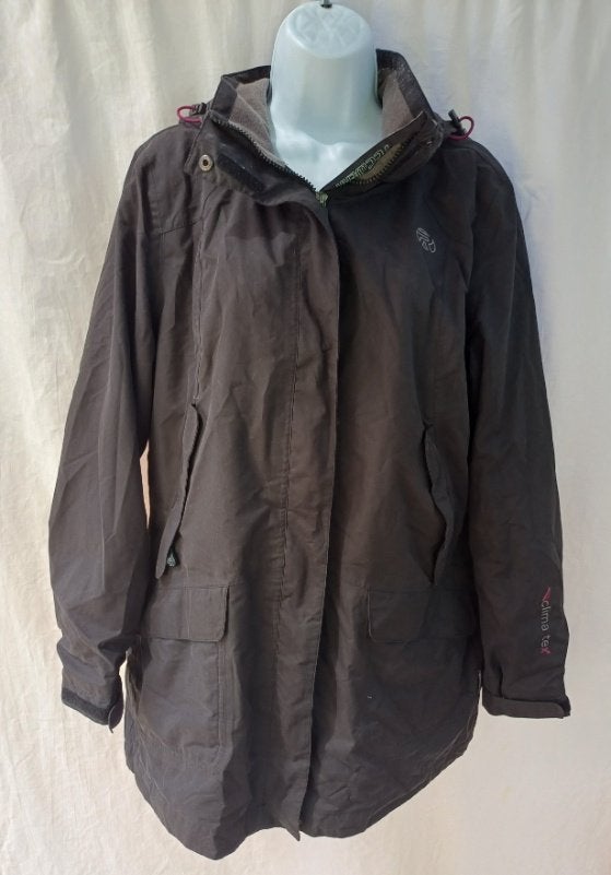 Stoere zwarte heren tussenjas mt M merk Tecwear, Maat 48/50 (M), ., Zwart, Ophalen of Verzenden