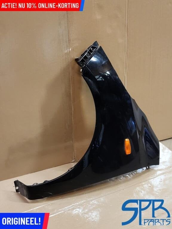 HYUNDAI I10 I 2008-2013 LINKER SPATBORD ZWART Links SCHERM, Gebruikt, Ophalen of Verzenden, Hyundai, HYUNDAI