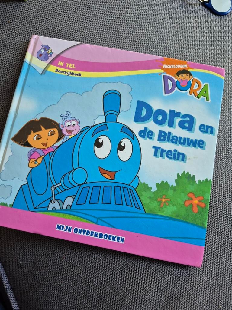 Dora en de Blauwe Trein - Mijn Ontdekboeken, Boeken, Ophalen of Verzenden, Zo goed als nieuw, Nickelodeon, Fictie algemeen