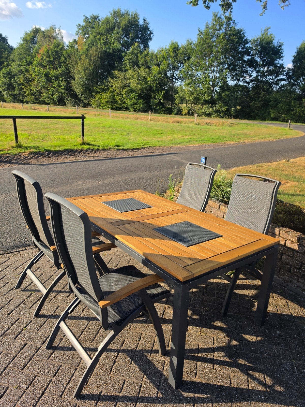 Hartman Da Vinci tuinset met kussens, Tuin en Terras, Tuinsets en Loungesets, Ophalen, 4 zitplaatsen, Gebruikt, Tuinset