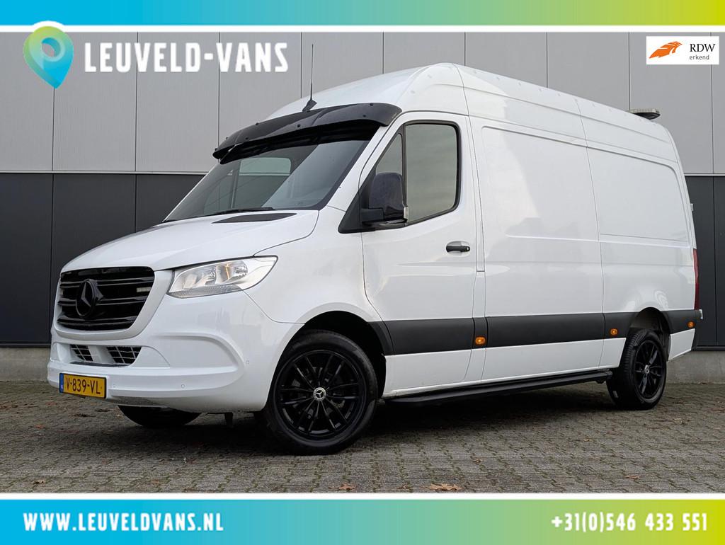 Mercedes-Benz Sprinter 316 160PK L2H2 3500KG TREKHAAK CRUISE, Gebruikt, Bedrijf, 2 stoelen, Onderhoudsboekje