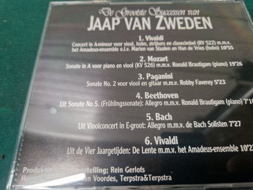 cd jaap van zweden mooiste successen, Ophalen of Verzenden