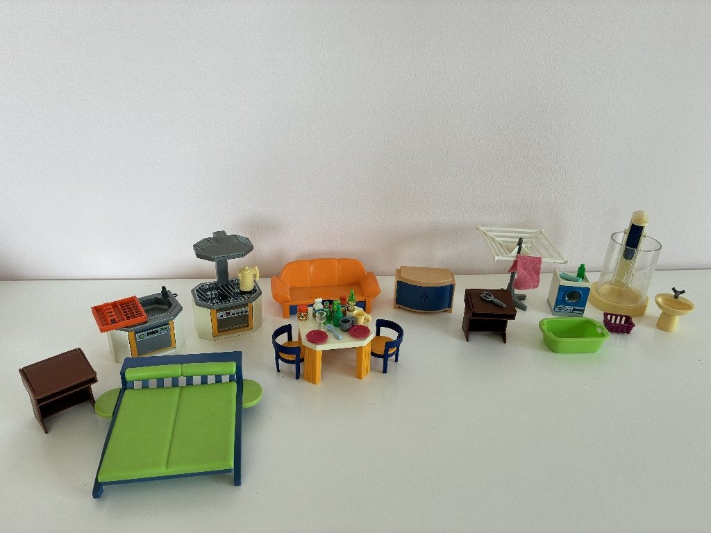 Playmobil poppenhuis meubels / meubeltjes, Ophalen of Verzenden, Gebruikt, Losse onderdelen, Gebouw