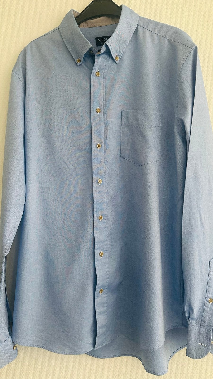 Adam overhemd maat XL comfort fit, Kleding | Heren, Overhemden, Ophalen of Verzenden, Zo goed als nieuw, Blauw, Halswijdte 43/44 (XL)