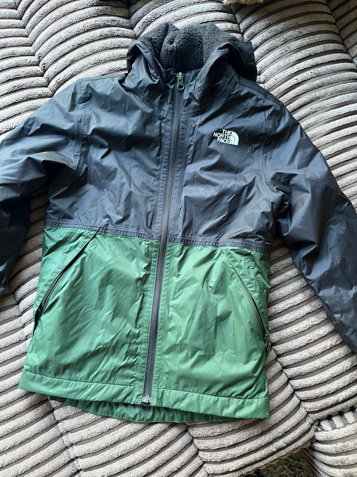 The north face kinderjas L, Ophalen of Verzenden, Zo goed als nieuw, Jongen, Jas