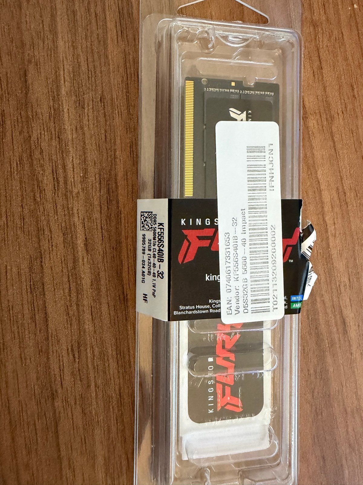 Kingston Fury Impact KF556S40IB-32 DDR5 32GB Laptop RAM, 32 GB, Ophalen of Verzenden, Zo goed als nieuw, DDR5