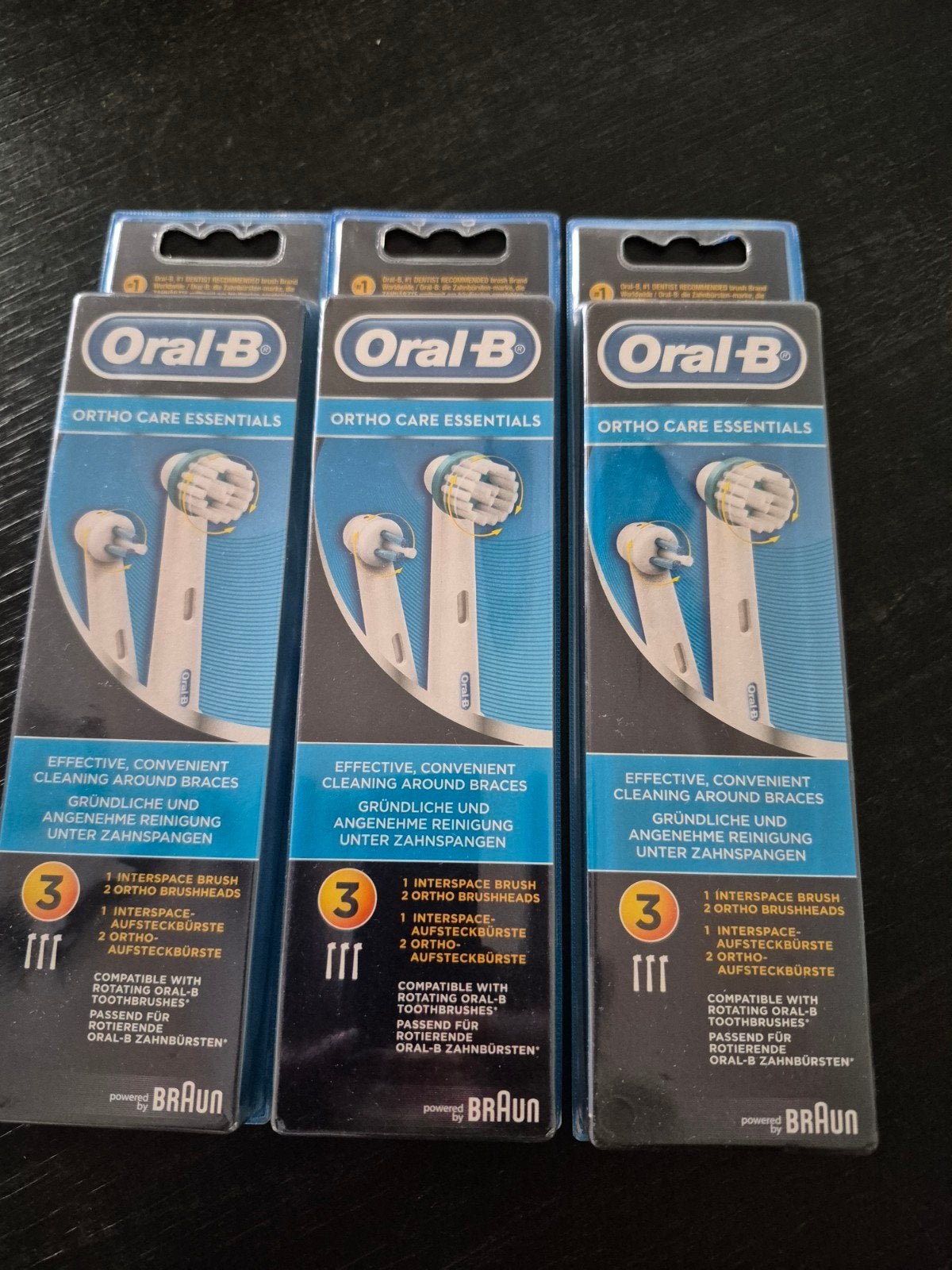 Oral-B Ortho Care Essentials Opzetborstels (3 stuks), Ophalen, Nieuw, Mondverzorging