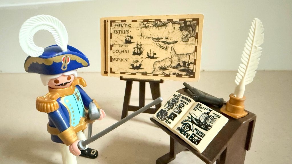 Playmobil 3110 Admiraal van de marine (2001), Pirates, Complete set, Ophalen of Verzenden, Zo goed als nieuw