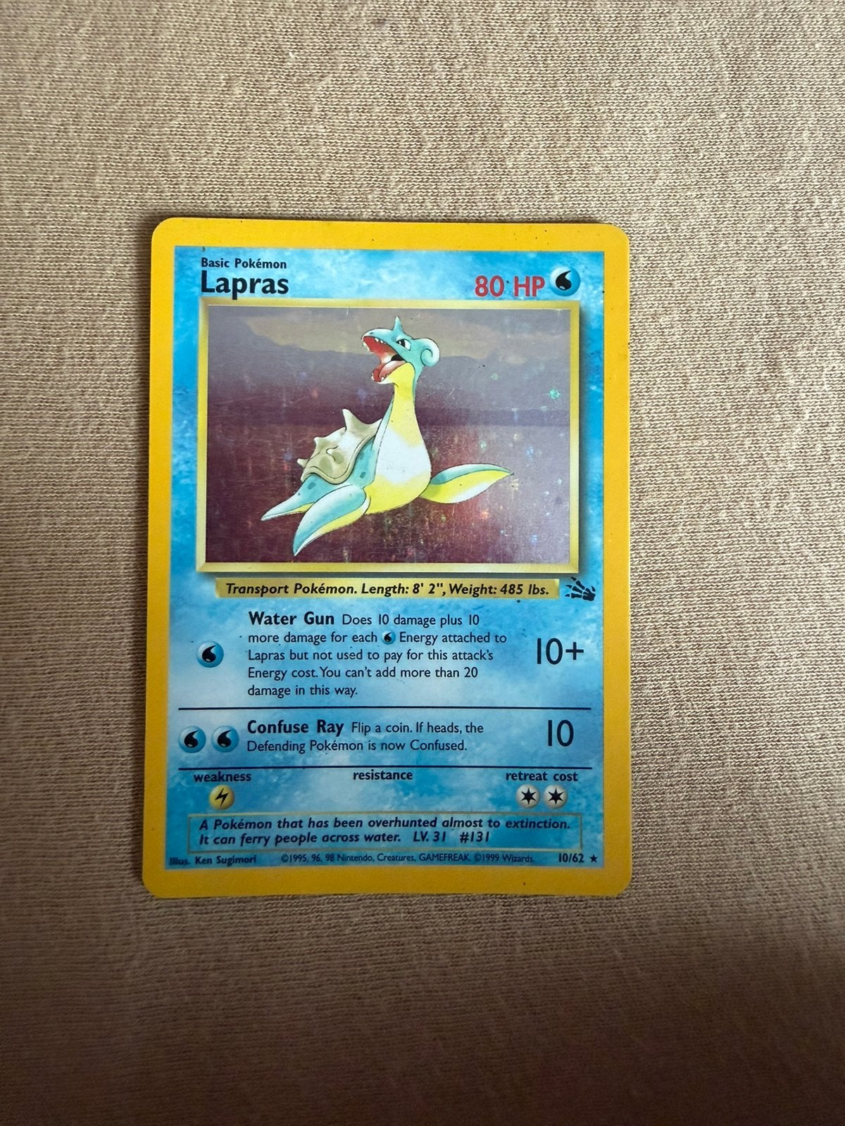 Lapras, Ophalen of Verzenden, Zo goed als nieuw