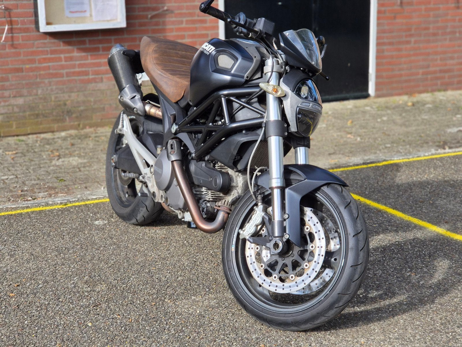 Ducati Monster 696 - 2008 - 36.000 km - grote beurt gehad, Motoren, LED Verlichting, 2 cilinders, Motorrijbewijs A, Gebruikt