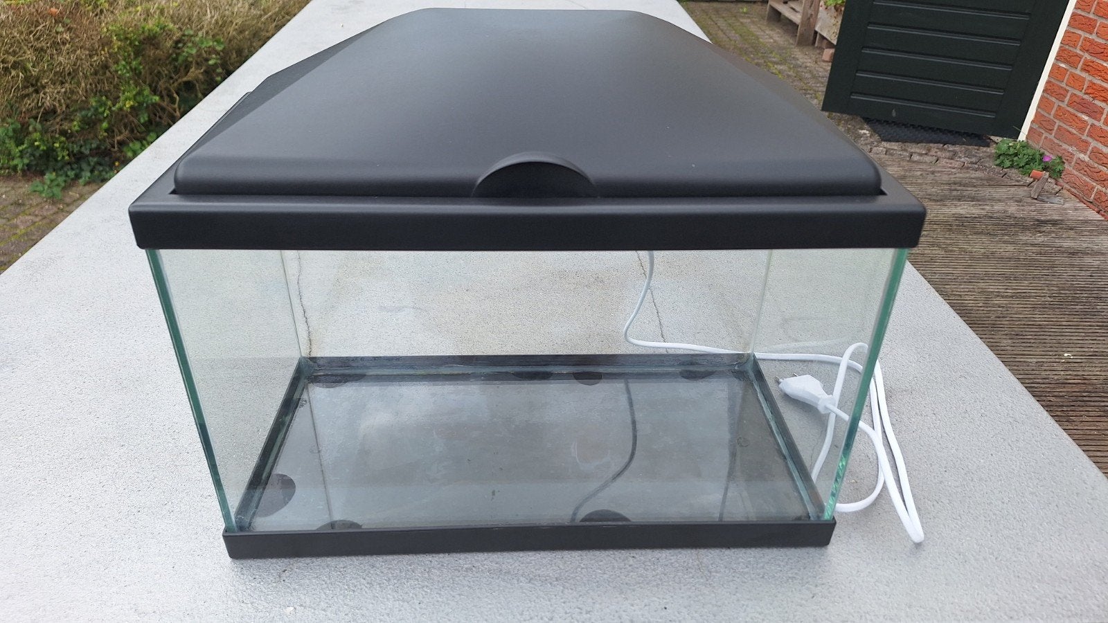 mooi klein Rena Aqiarium. incl led daglichtlamp afm 40x20x30, Dieren en Toebehoren, Ophalen, Overige merken, Zo goed als nieuw