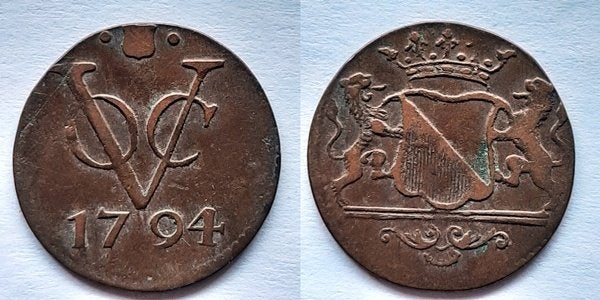 VOC Duit Utrecht 1794, Verzenden, Vóór koninkrijk, Overige waardes