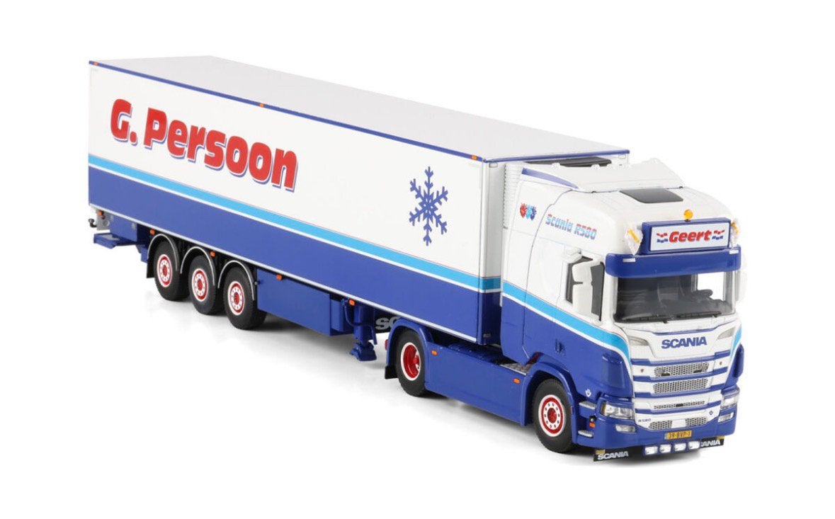 WSI SCANIA R HIGHLINE KOELTRAILER G PERSOON, ., Nieuw, Ophalen of Verzenden, .