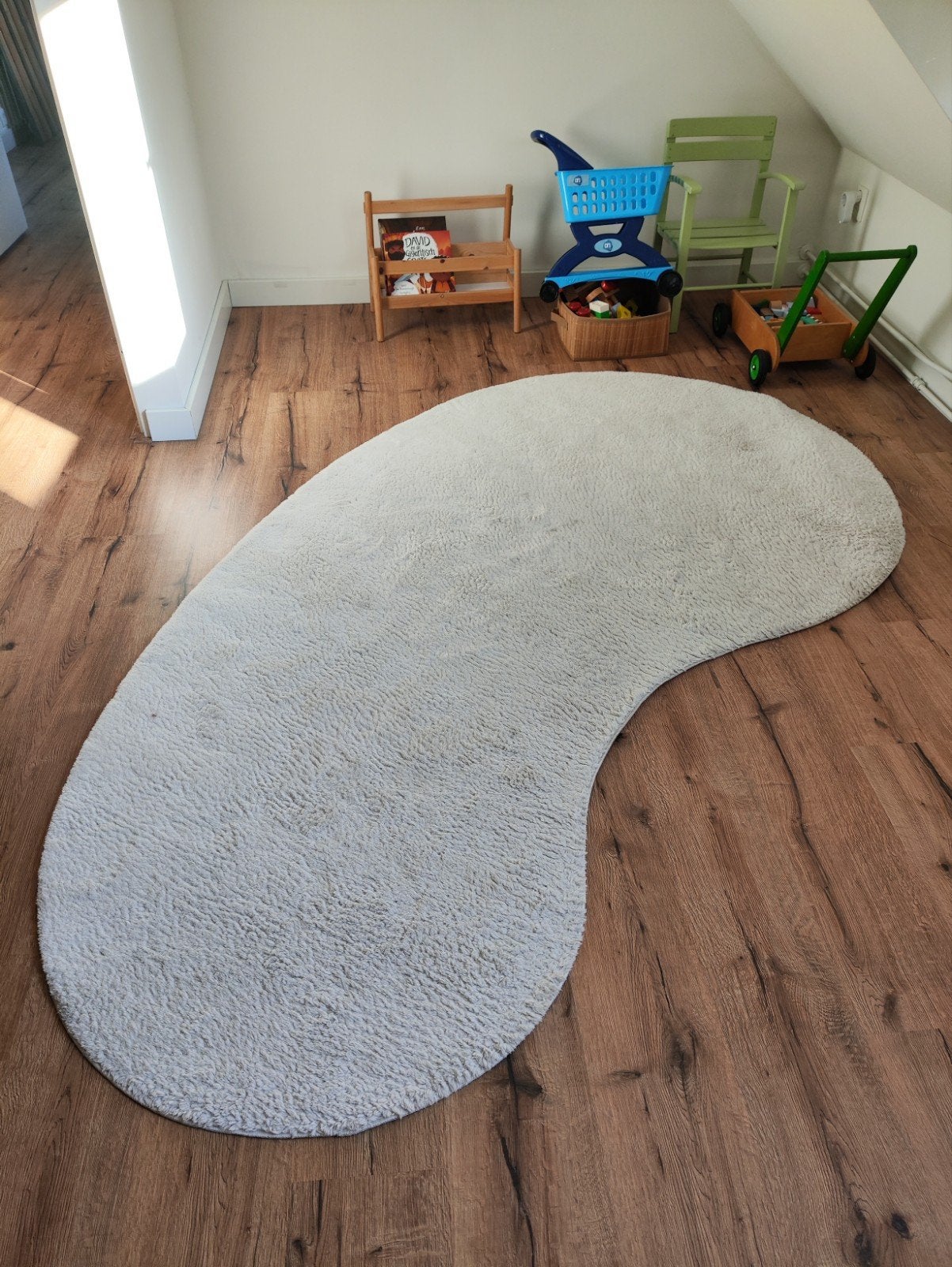 Kwantum Vloerkleed Wells Off-White - Organische Vorm, Ophalen of Verzenden
