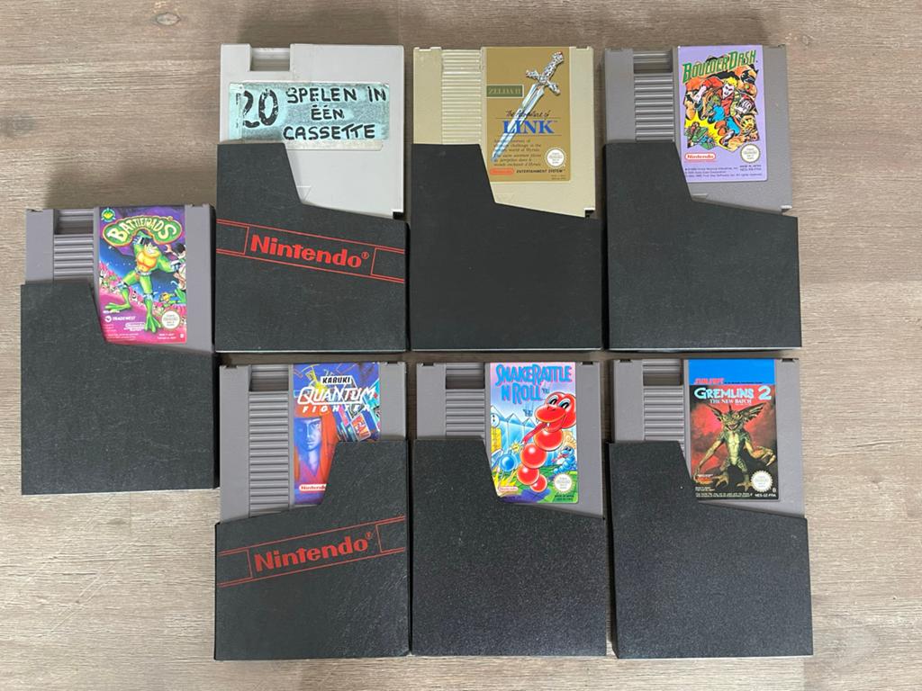 NES Games: Gremlins 2, Snake Rattle N Roll, Zelda, Bomberjac, Spelcomputers en Games, Games | Nintendo NES, Avontuur en Actie