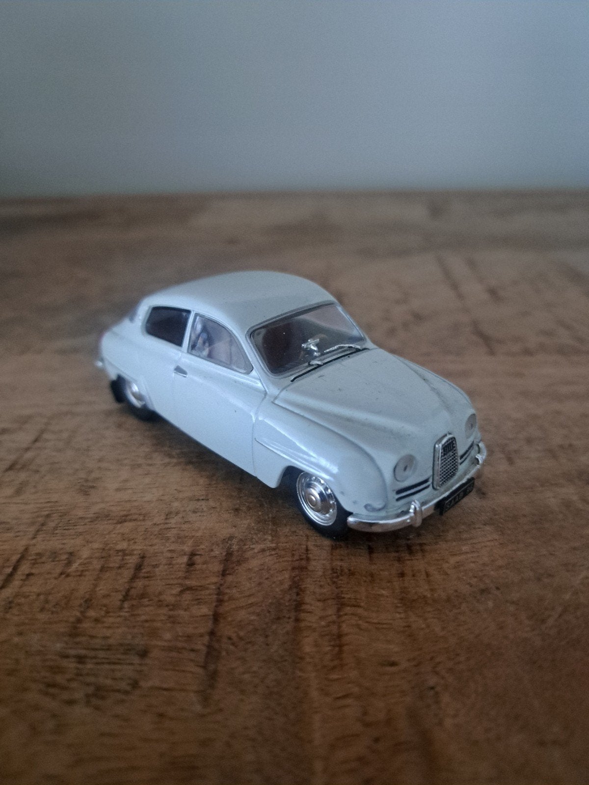 Atlas ? model saab 96, Hobby en Vrije tijd, Modelauto's | 1:43, Overige merken, Gebruikt, Auto, Atlas