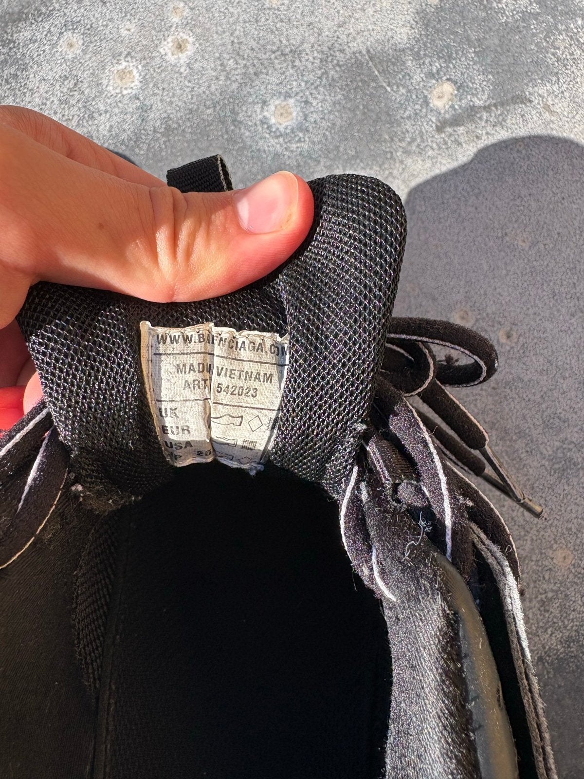 Balenciaga Track Sneakers Zwart Maat 40, Ophalen of Verzenden, Gedragen, Zwart, Sneakers of Gympen