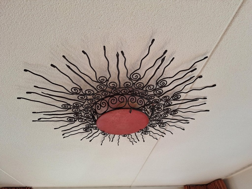 plafondlamp, Ophalen, Overige stijlen, 80 cm, Meerkleurig