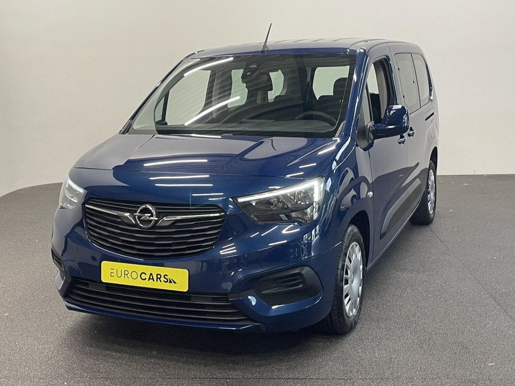 Opel Combo Life 1.2 Turbo L2H1 110 pk 7p. Life Airco Cruise, Auto's, Opel, Voorwielaandrijving, Stof, Gebruikt, Blauw