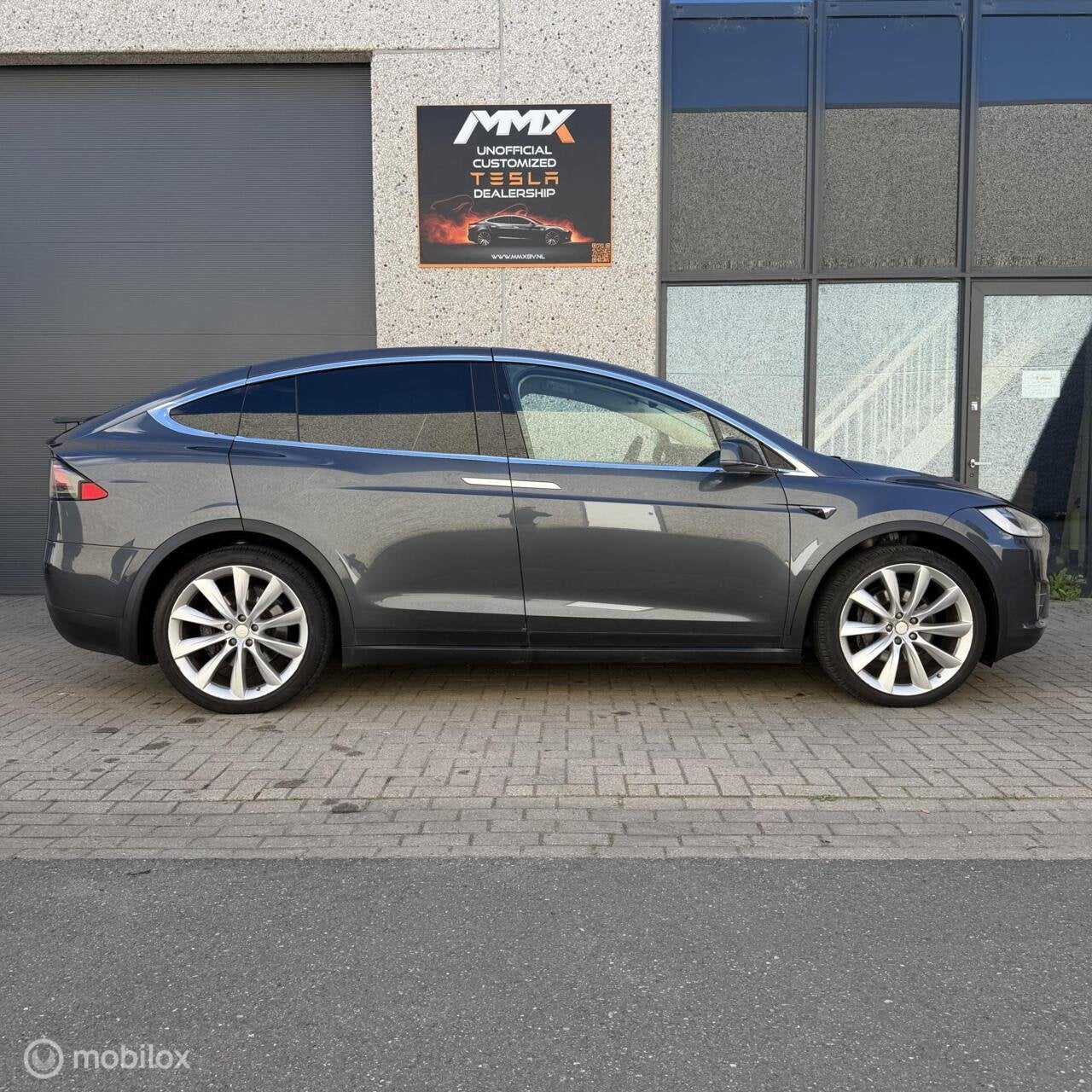 Tesla Model X 100D 6 SEATER + TREKHAAK, Automaat, Model X, Overige carrosserieën, Leder