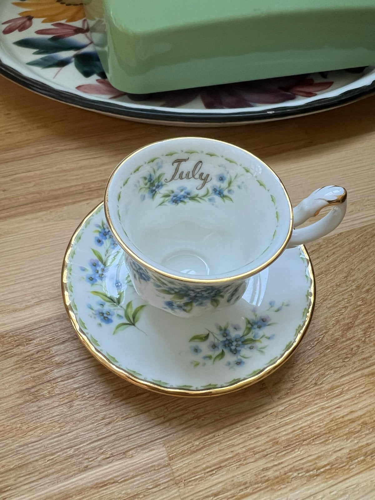 Royal Albert Flower of the Month 'July' Theekopje mini, Verzenden