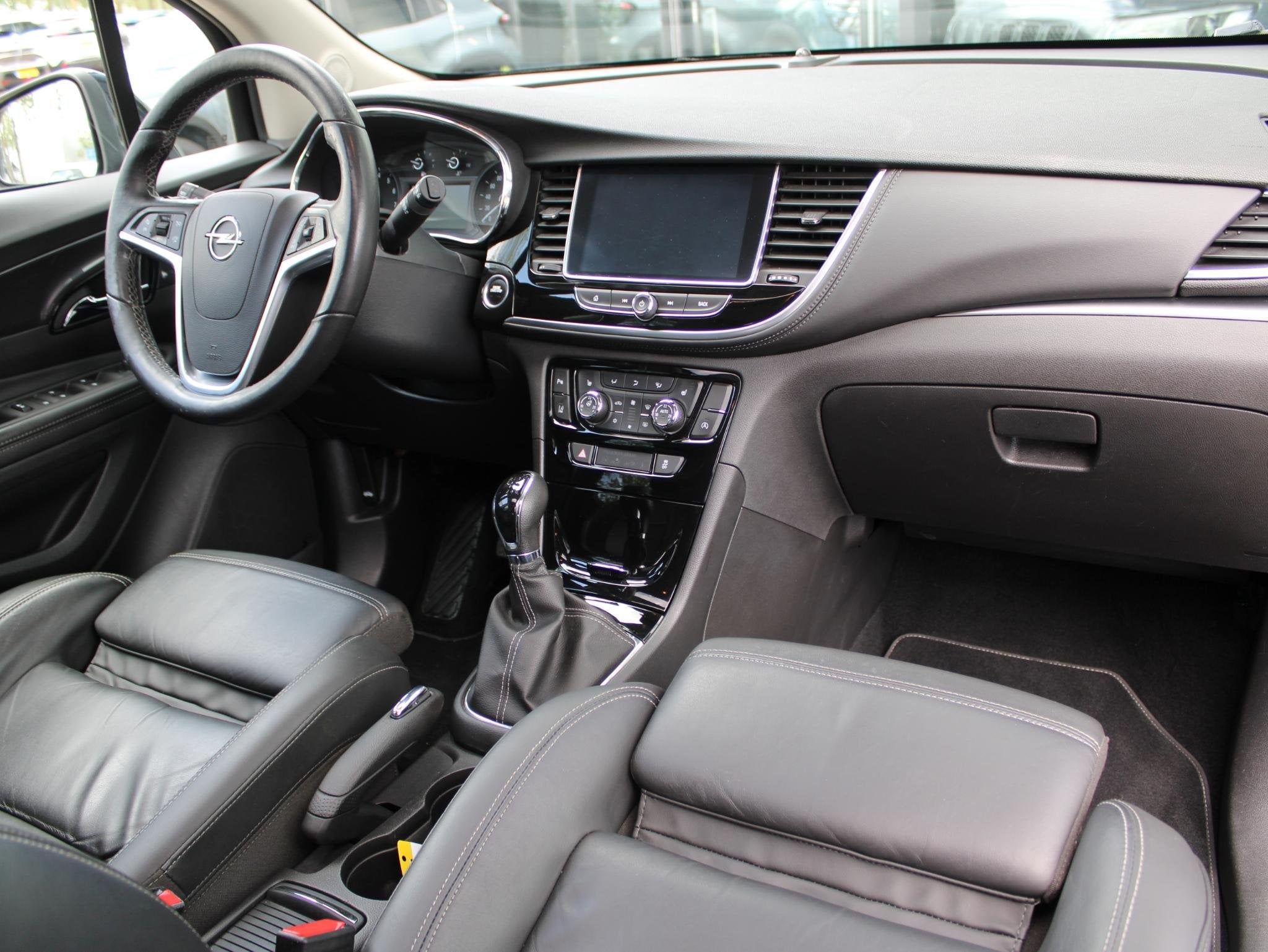 Opel Mokka X 1.4 Turbo Innovation | Navi / Schuifdak / Leder, Auto's, Voorwielaandrijving, 12 maanden, Gebruikt, Zwart