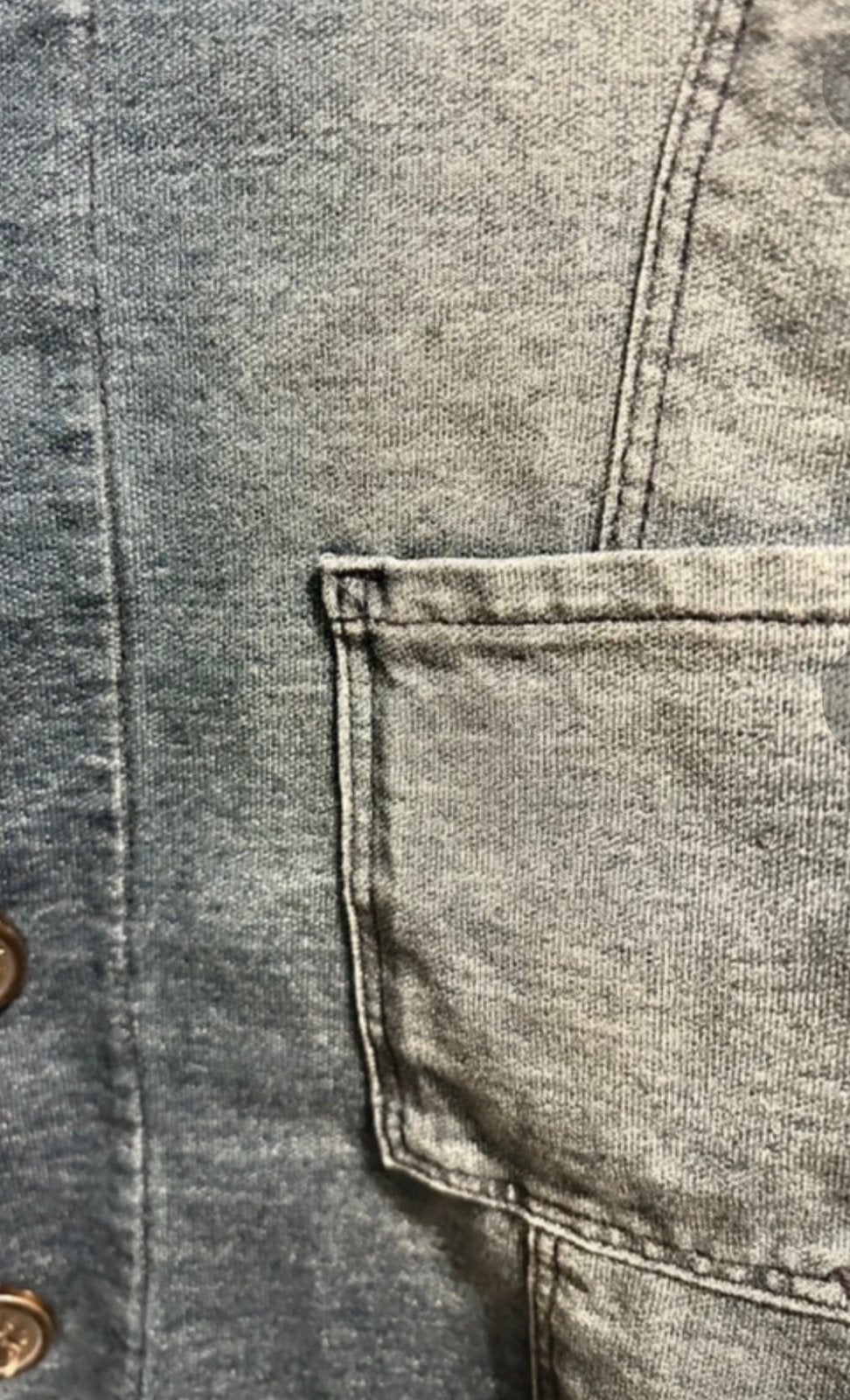 Penn & Ink Blazer Maat 36 Blauw Denim Jacket Casual, Kleding | Dames, Pi, Zo goed als nieuw, Verzenden, Blauw