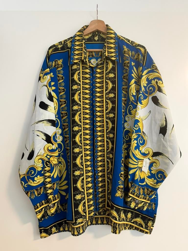 Armstrong overhemd / john de wolf overhemd, Kleding | Heren, Overhemden, Ophalen of Verzenden, Zo goed als nieuw, Blauw