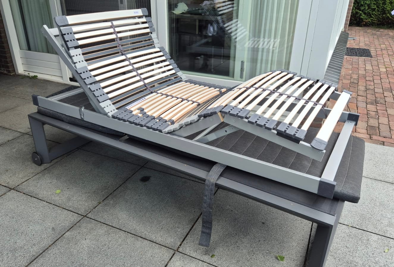 Electrische lattenbodem 90x200, Ophalen, 90 cm, Eenpersoons, Zo goed als nieuw