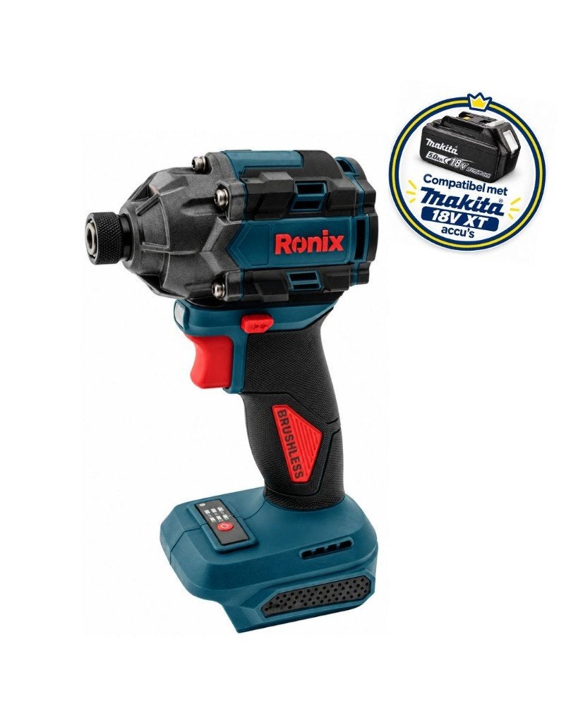 RONIX / Makita compatibel - 18V Slagschroefmachine 230Nm, Doe-het-zelf en Verbouw, Gereedschap | Boormachines, Ophalen, 600 watt of meer