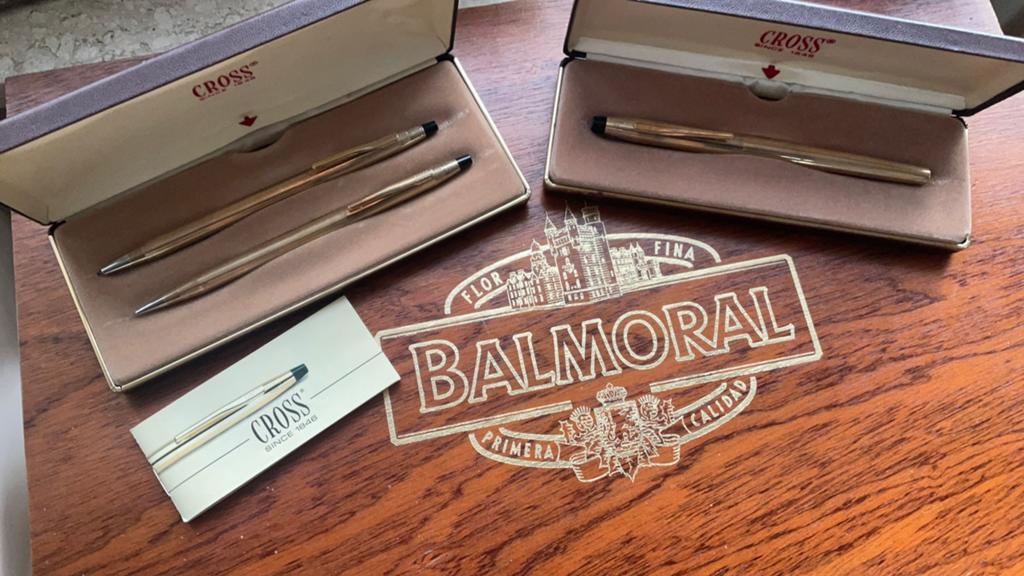 CROSS pen-potloodset in originele box met boekje, Ophalen of Verzenden, Zo goed als nieuw