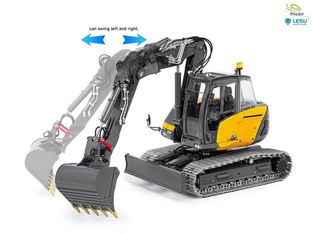 Rupskraan met 4 delige arm Lesu RC 1/24 Kit, Ophalen of Verzenden, Nieuw, Overige schalen