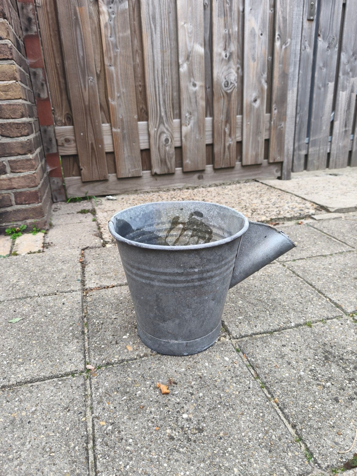 Zinken schepemmer zonder lange stok, Ophalen, Gebruikt, Metaal