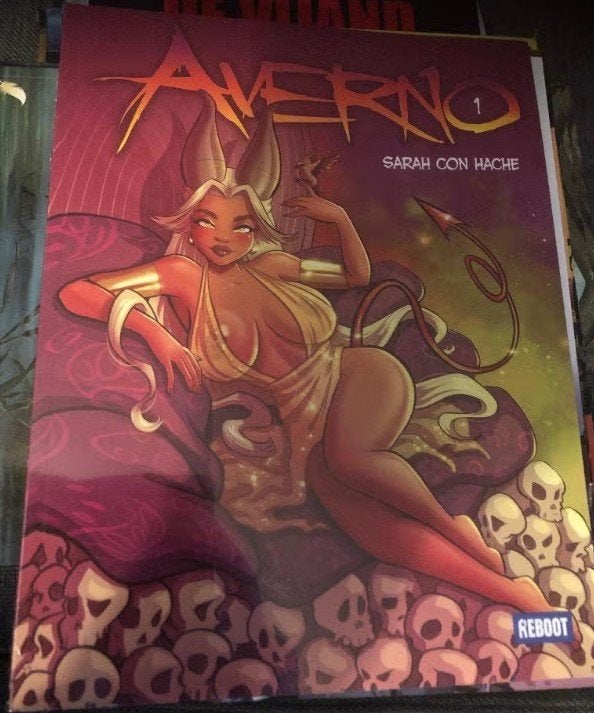 sarah con hache averno k2, Eén stripboek, Ophalen of Verzenden, Zo goed als nieuw