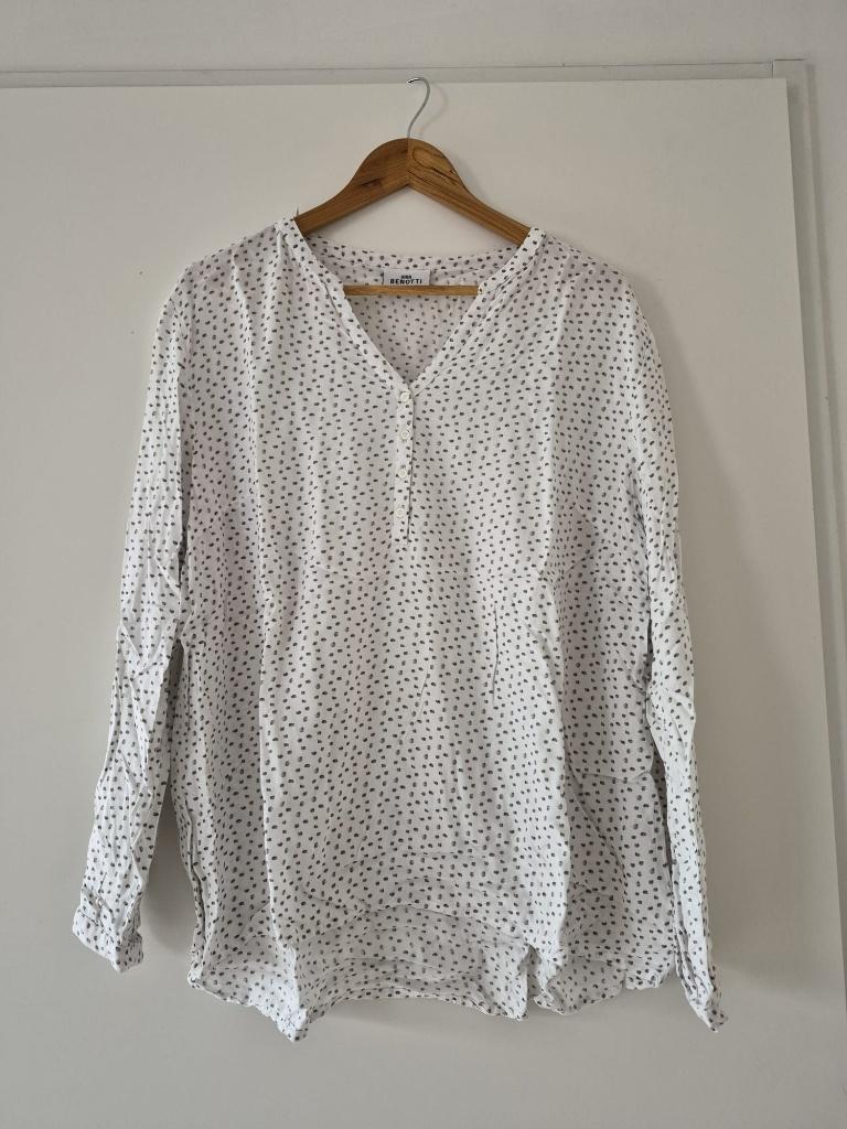 Blouse Gina Benotti maat L dames - wit, Kleding | Dames, Wit, Maat 42/44 (L), Ophalen of Verzenden, Zo goed als nieuw