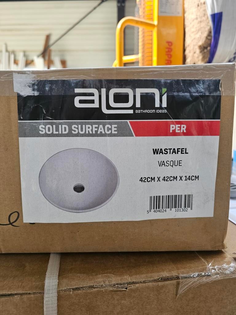 Aloni Waskom Wit Mat 42x42x14cm - Nieuw in Doos, Ophalen, Nieuw