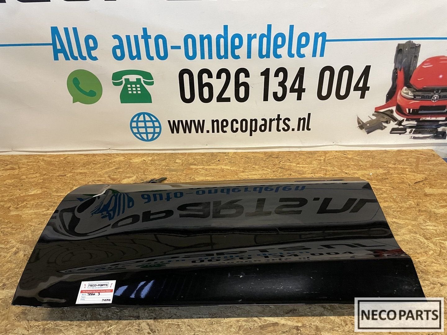 TESLA 3 PORTIER DEUR LINKS VOOR VOORPORTIER VOORDEUR, Auto-onderdelen, Gebruikt, -, Overige automerken, -