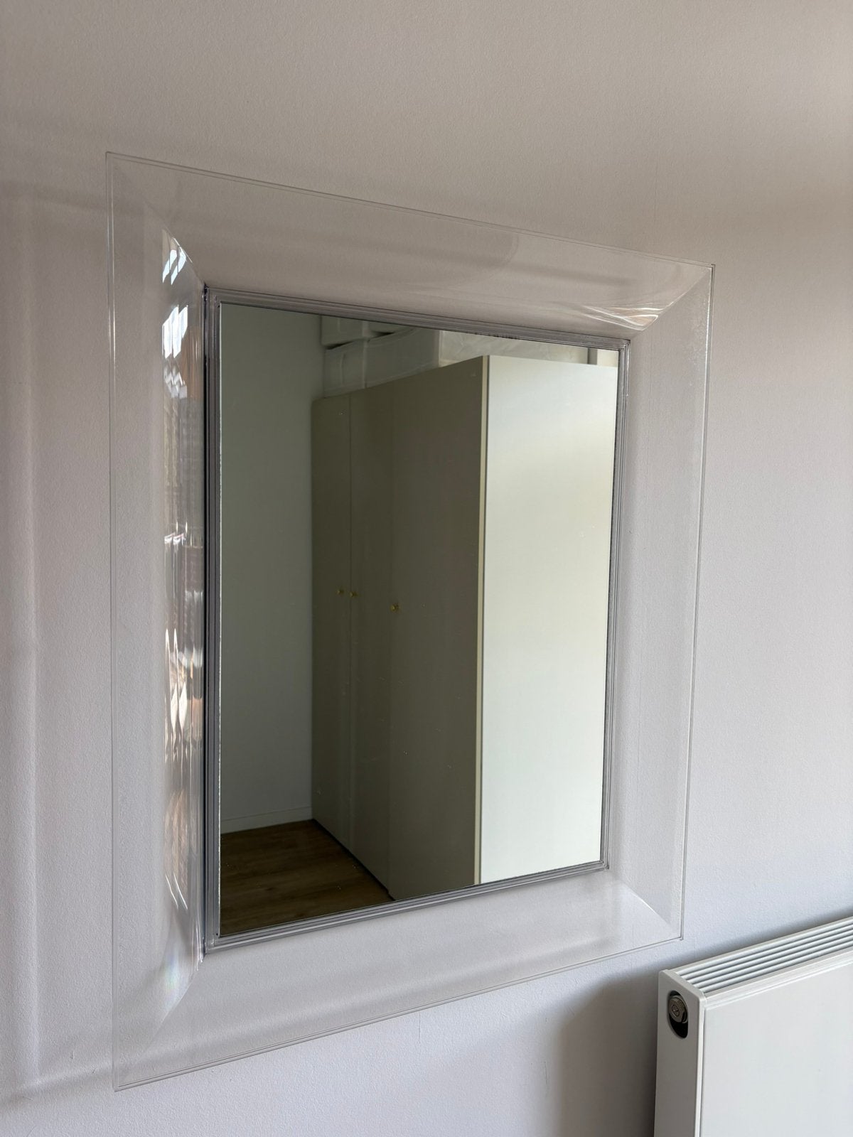 Spiegel Kartell, Huis en Inrichting, Woonaccessoires | Spiegels, Ophalen, Minder dan 50 cm, Zo goed als nieuw, Minder dan 100 cm