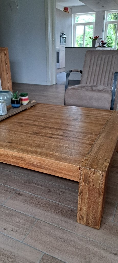 Salontafel, Ophalen, Gebruikt, Eikenhout, 100 tot 150 cm