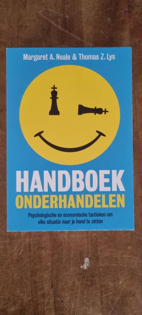 Handboek Onderhandelen, Boeken, Ophalen of Verzenden, Gelezen, Management, Margaret A. Neale & Thomas Z. Lys