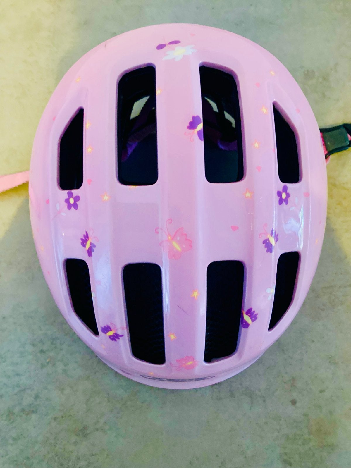 Abus kinderhelm roze 45-50 cm, verstelbaar, Ophalen of Verzenden, Gebruikt, Overige maten, Meisje