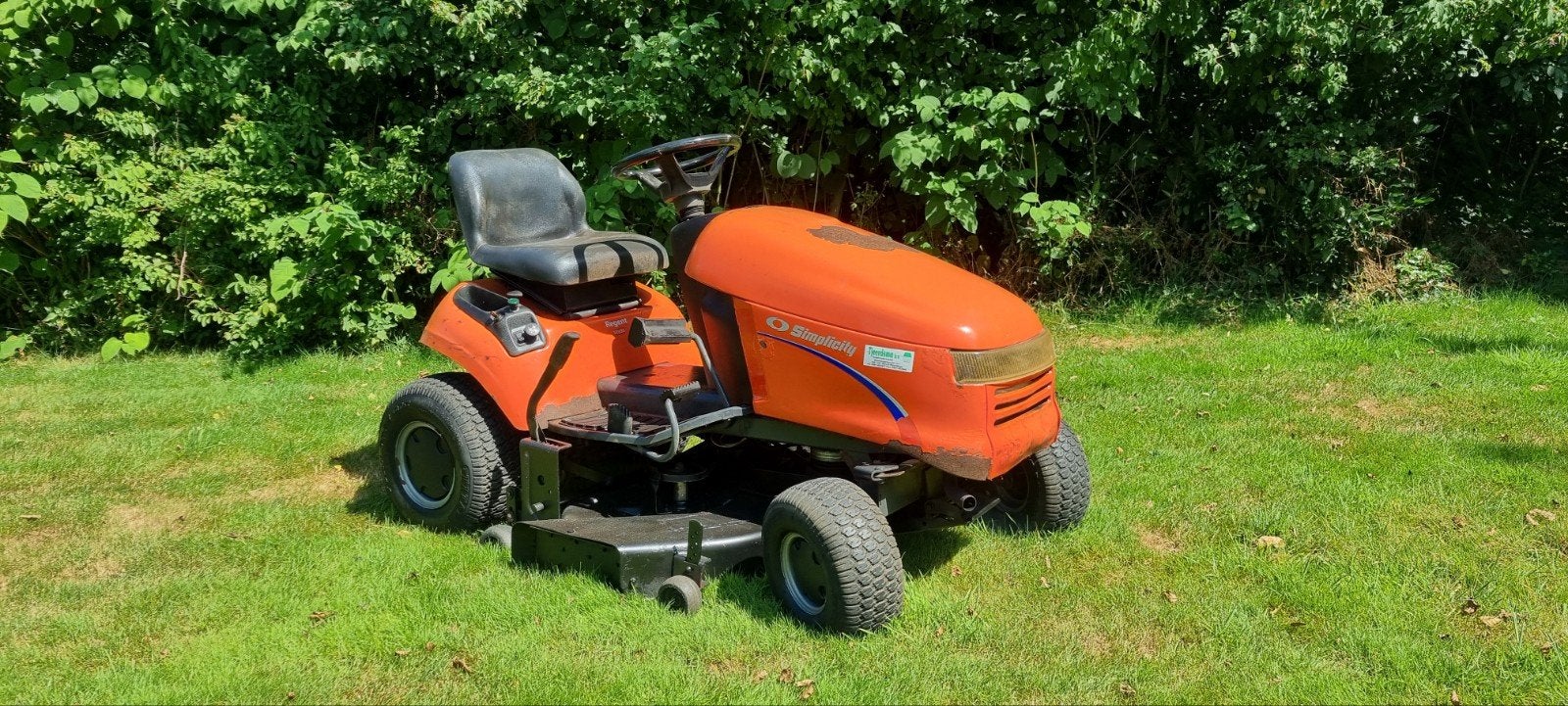 Simplicity benzine zitmaaier ideaal voor paarden weidebeheer, Ophalen, Gebruikt, 120 cm of meer, Simplicity